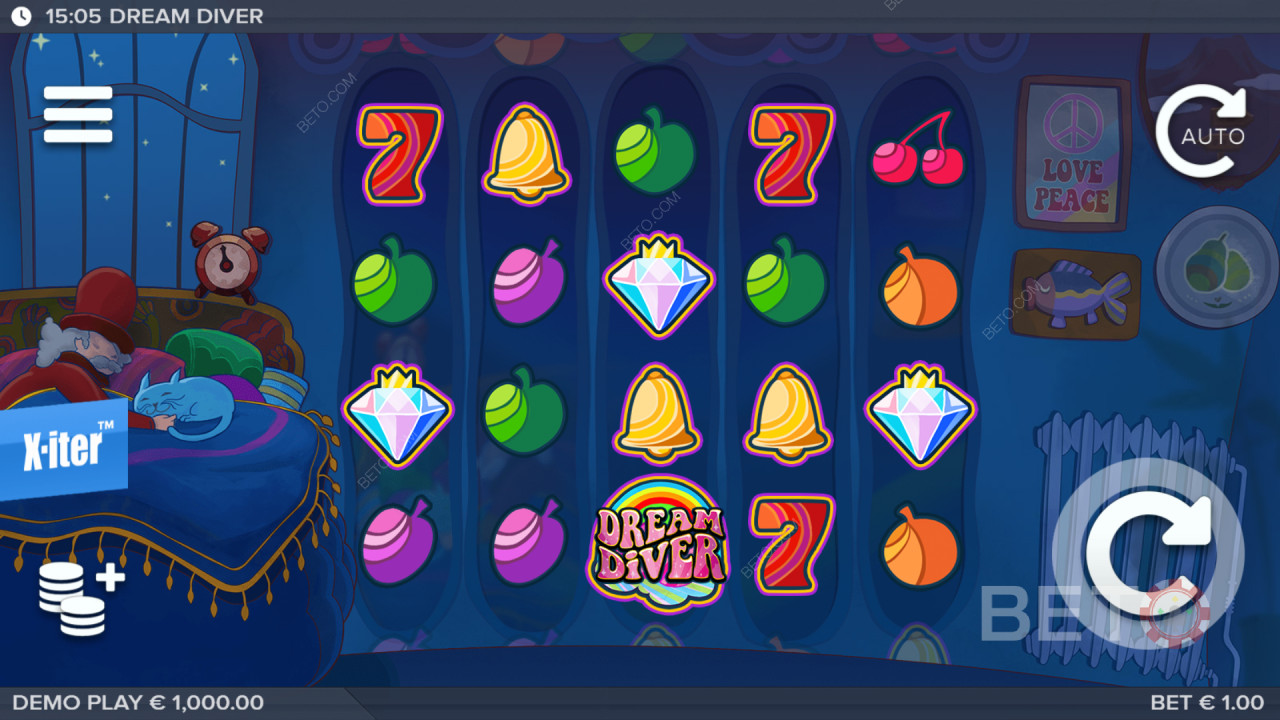 Огляд Dream Diver від BETO Slots