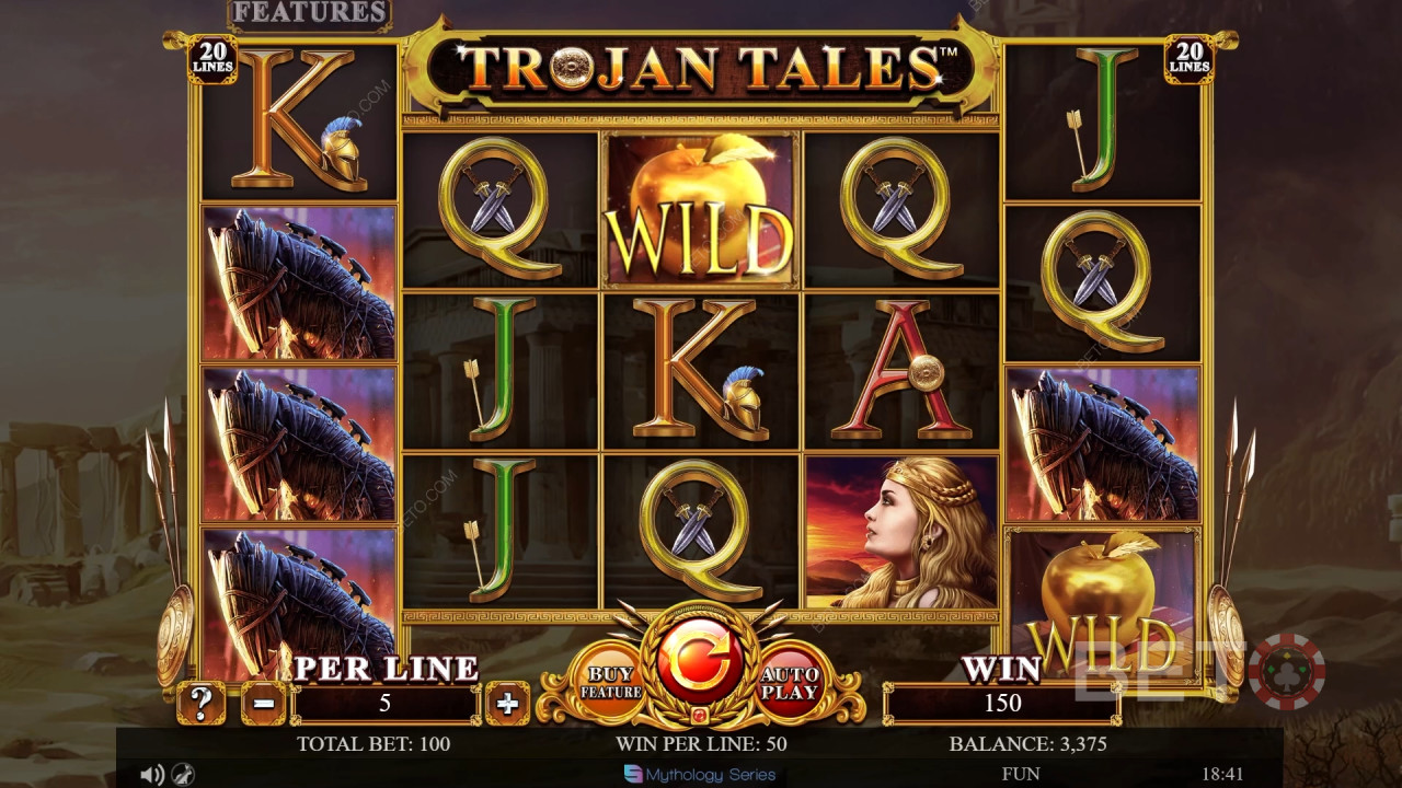 Огляд Trojan Tales від BETO Slots