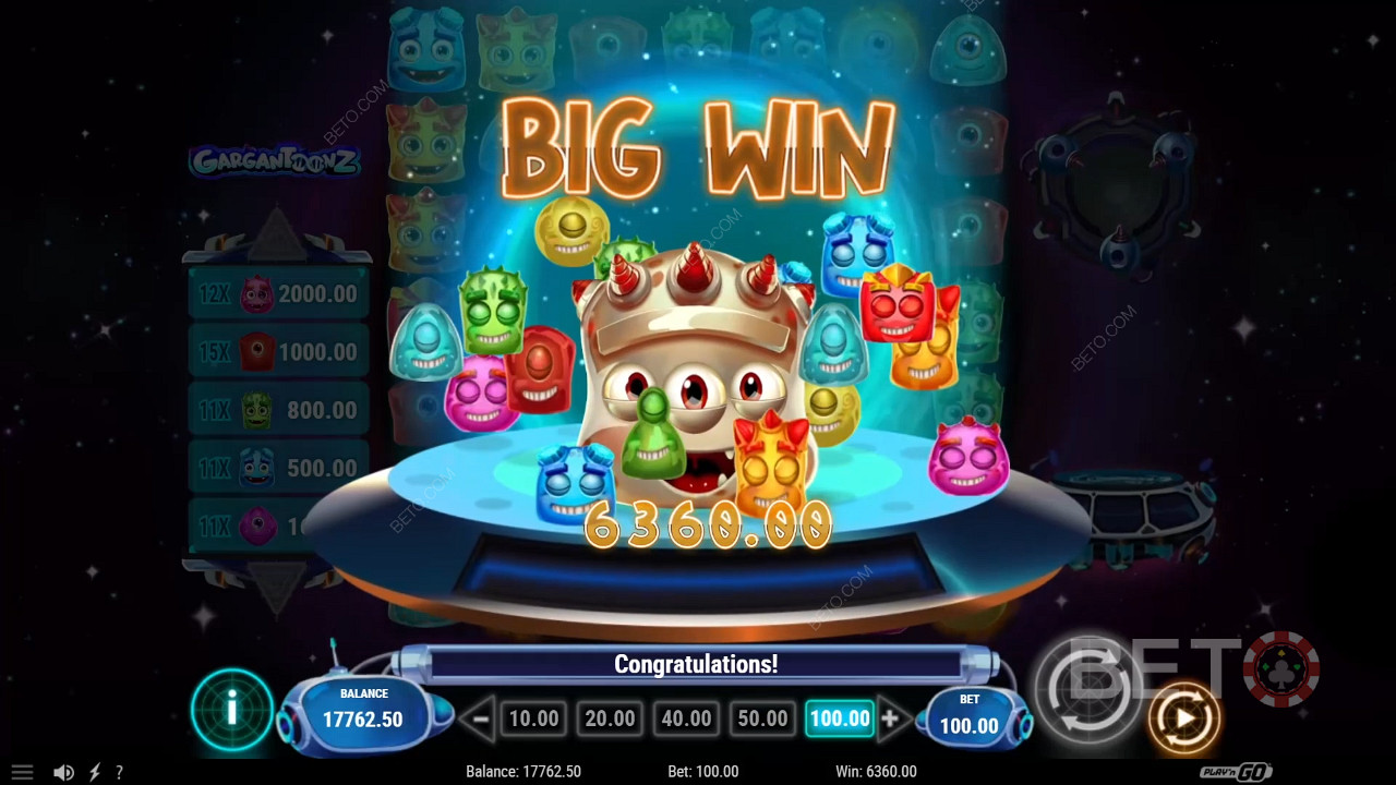 Виграйте 7 000 разів більше вашої ставки у відеослоті Gargantoonz!