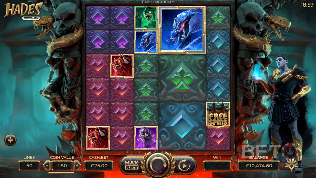 Огляд Hades Gigablox від BETO Slots