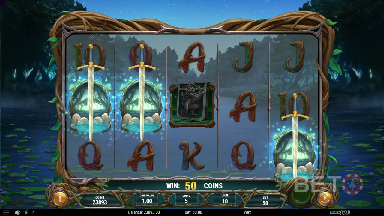 Лорд Мерлін і Леді озера огляд від BETO Slots