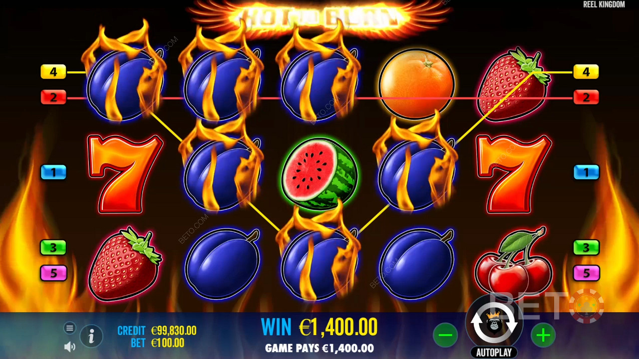 Огляд Hot to Burn від BETO Slots