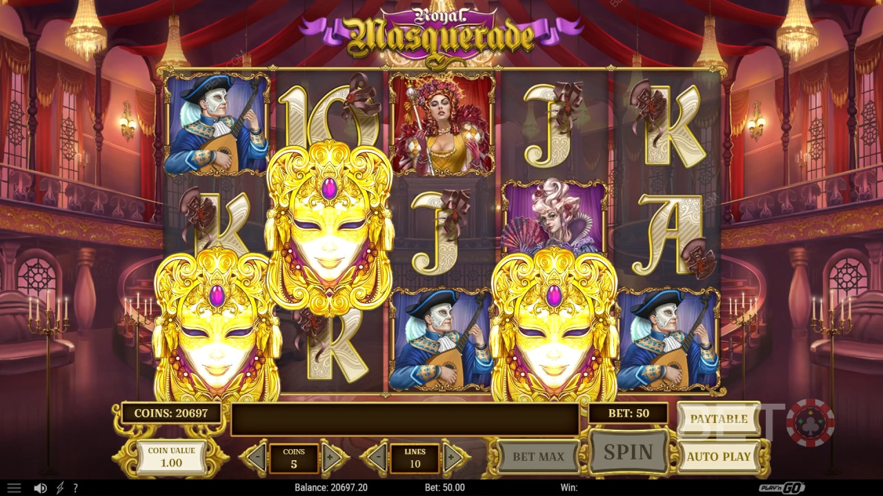 Огляд гри «Royal Masquerade» від BETO Slots