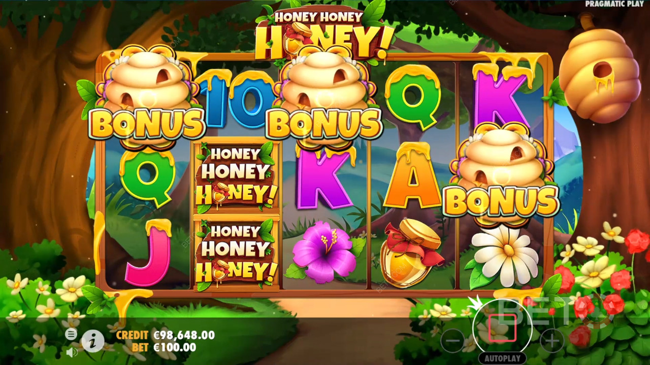 Огляд Honey Honey Honey від BETO Slots