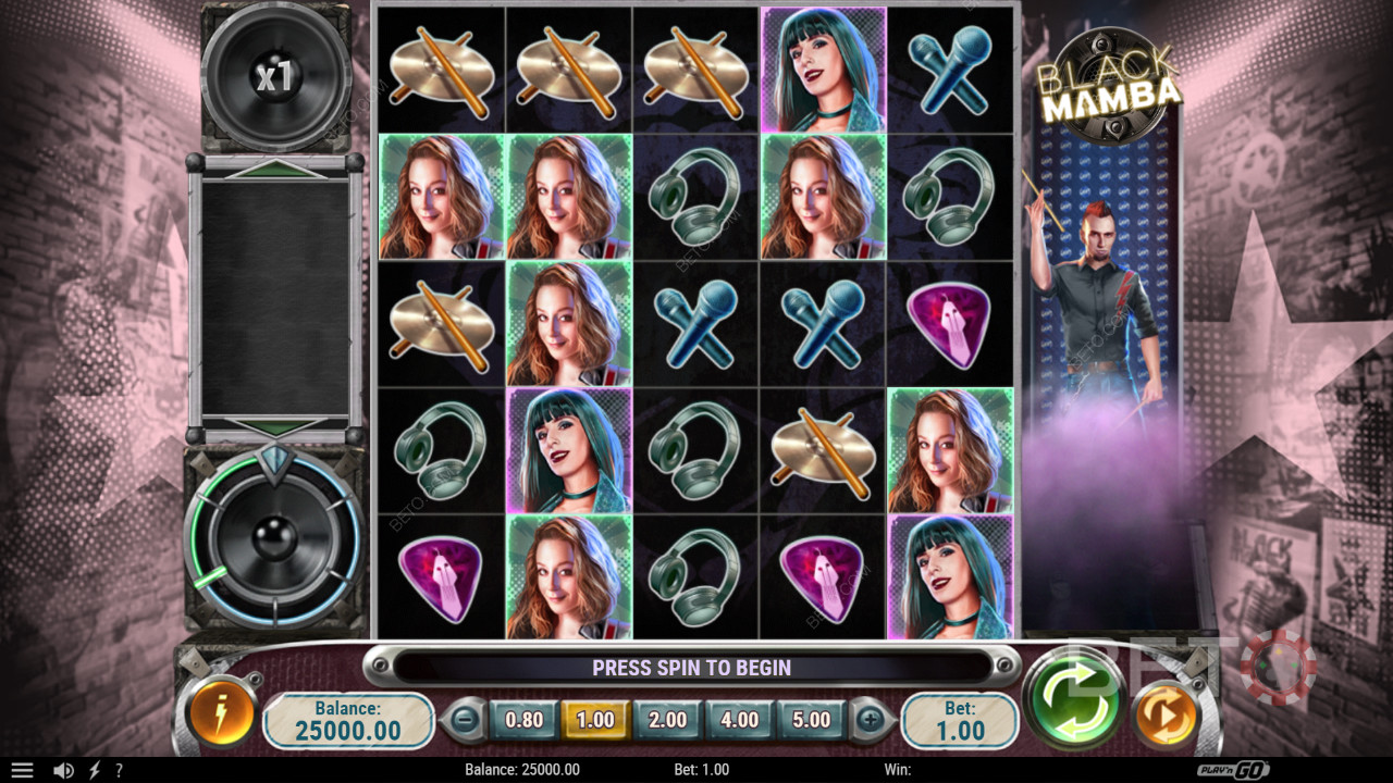 Огляд Black Mamba від BETO Slots