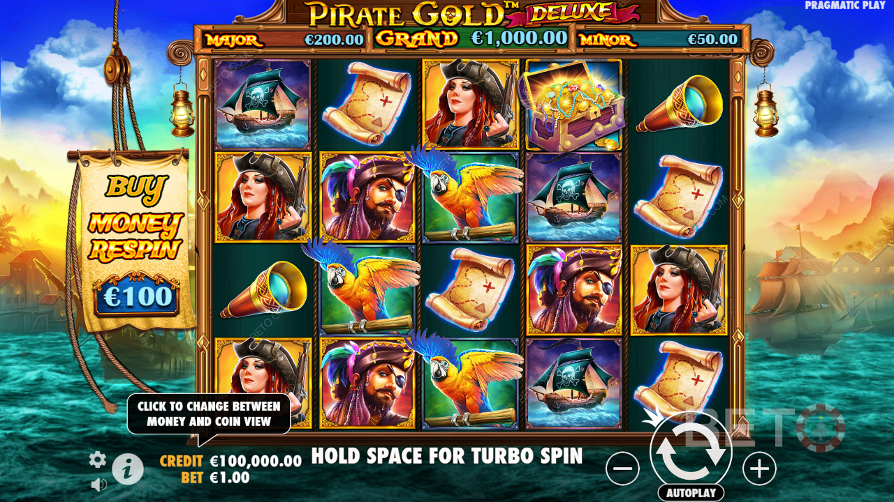 Огляд Pirate Gold Deluxe від BETO Slots