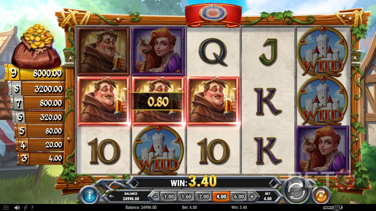 Виграйте 6,500x ставку в слоті Sherwood Gold!