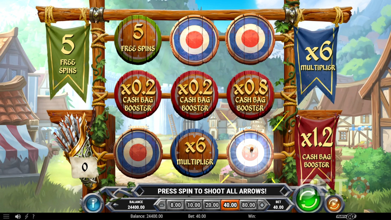 Особливості бонусу пояснюються в Sherwood Gold від Play