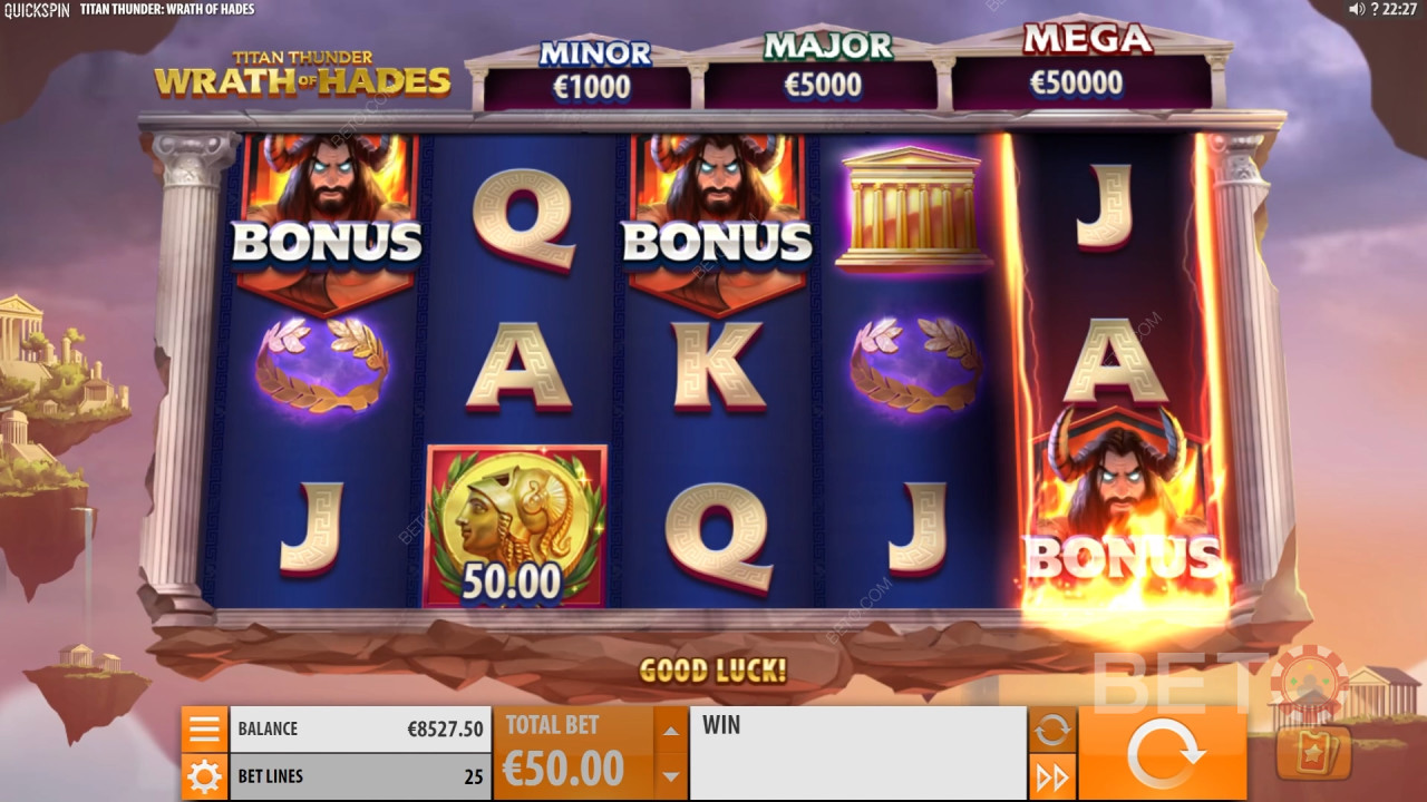 Titan Thunder: Гнів Аїда Огляд від BETO Slots