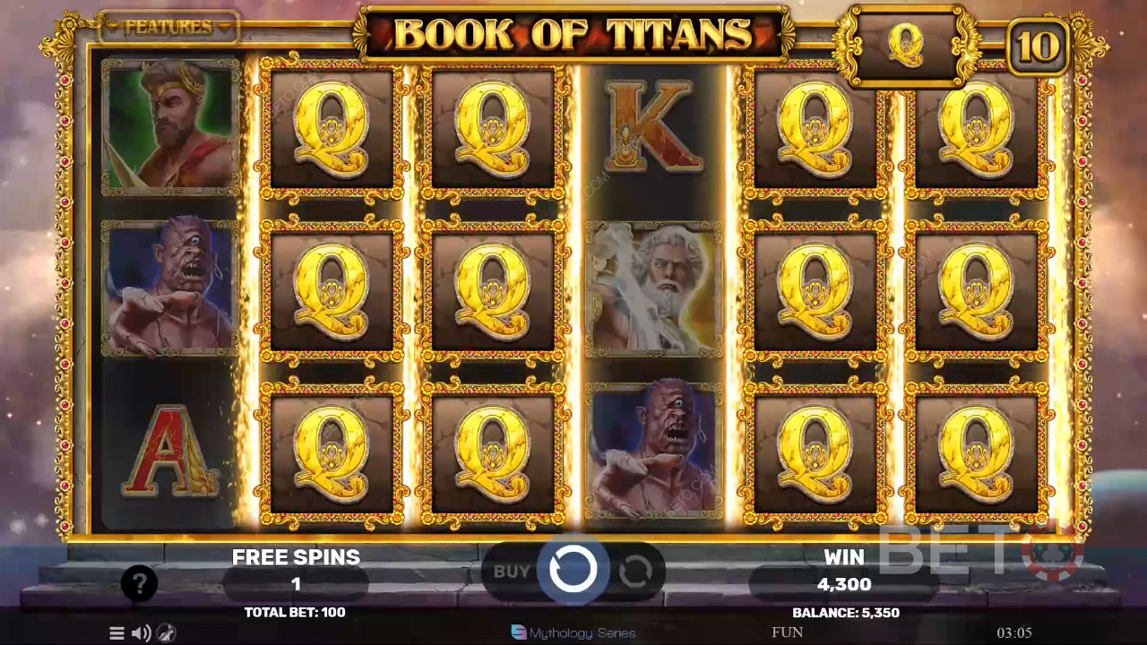 Пояснення бонусних можливостей у Book of Titans від Spinomenal