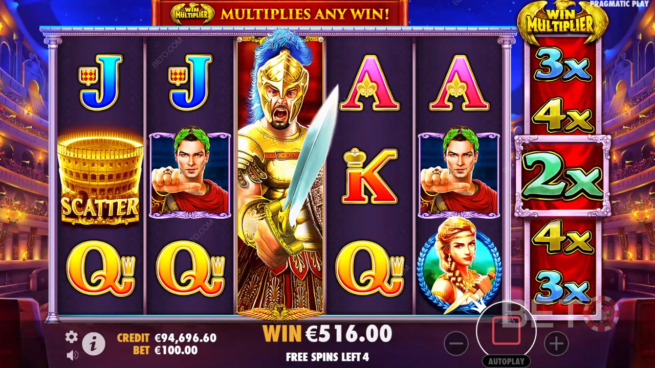 Огляд Wild Gladiators від BETO Slots