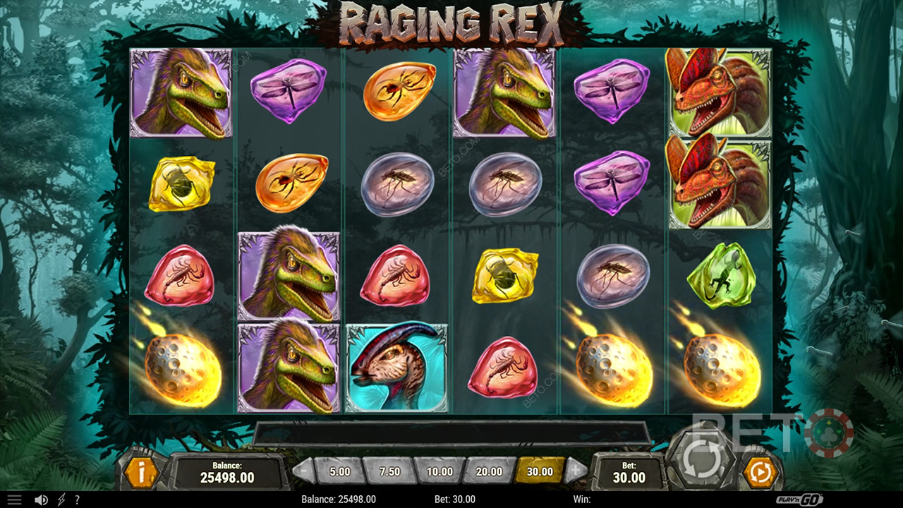 Огляд Raging Rex від BETO Slots