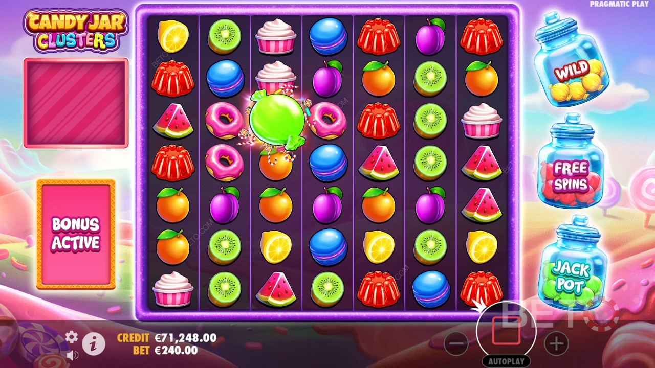 Огляд кластерів цукеркових банок від BETO Slots