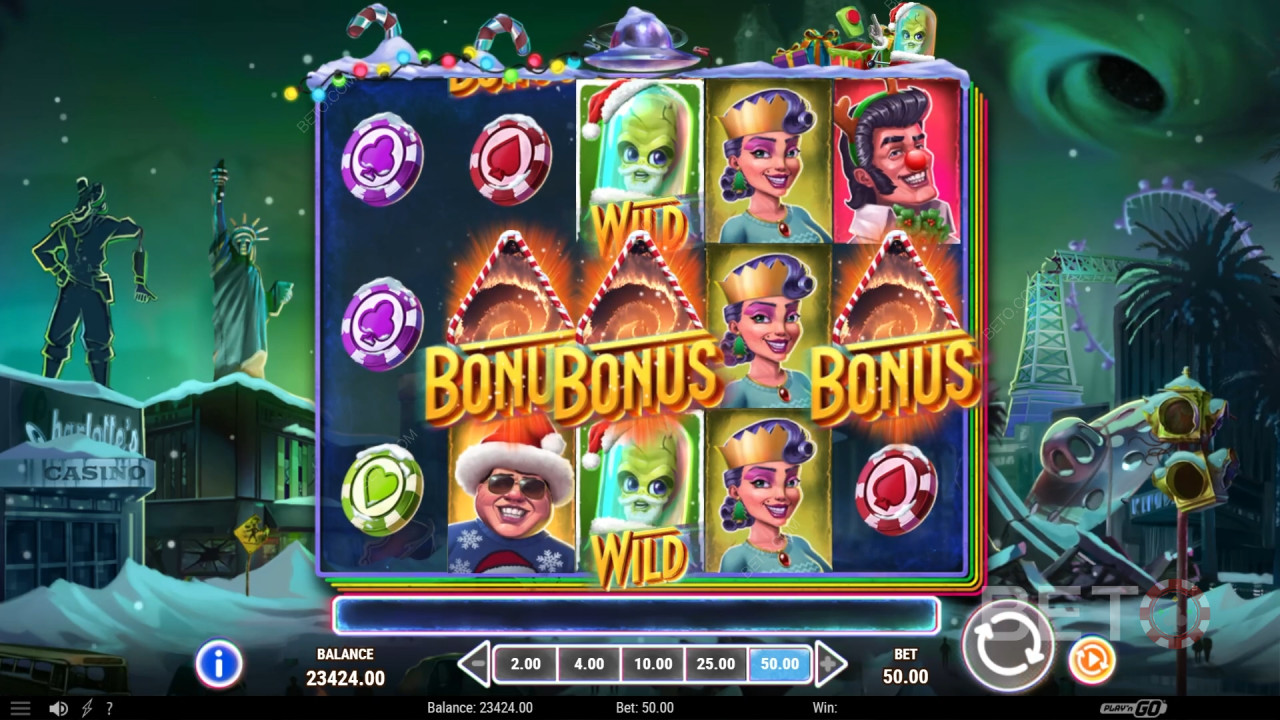 Різдвяний огляд "Вторгнення в Лас-Вегас" від BETO Slots