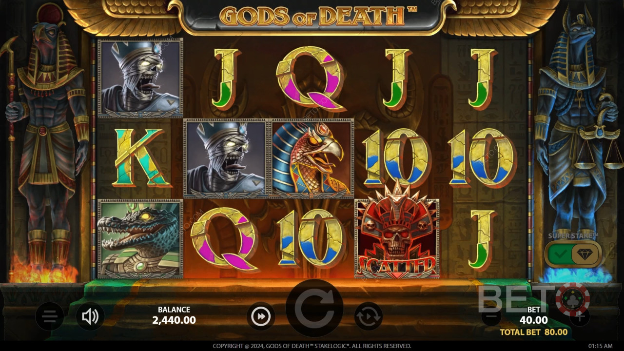 Огляд Gods of Death від BETO Slots