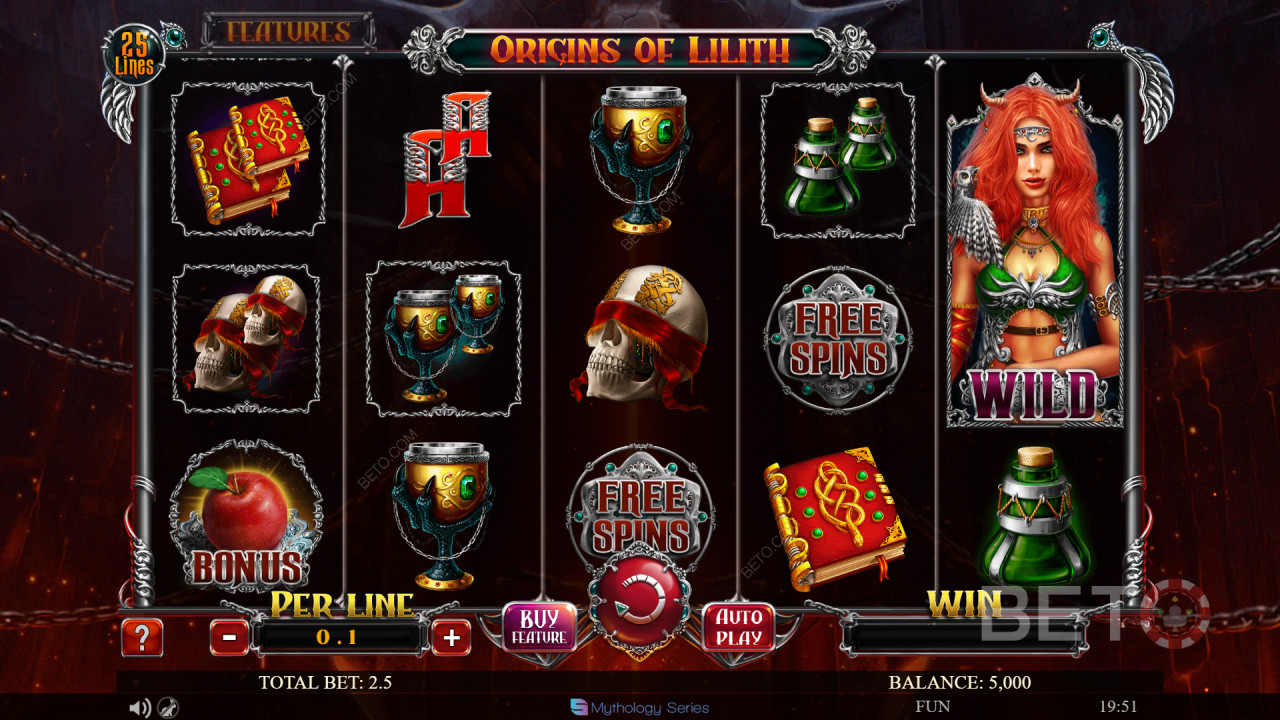 Огляд Origins Of Lilith від BETO Slots