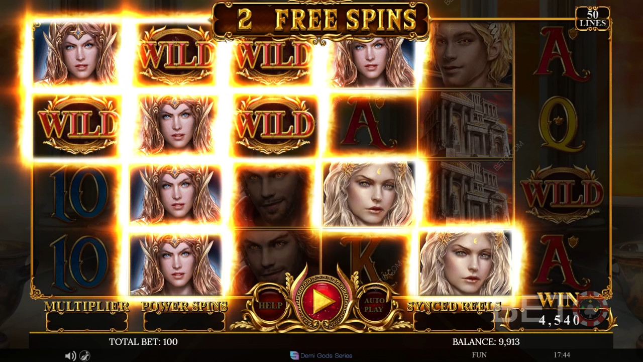 Огляд Demi Gods IV від BETO Slots