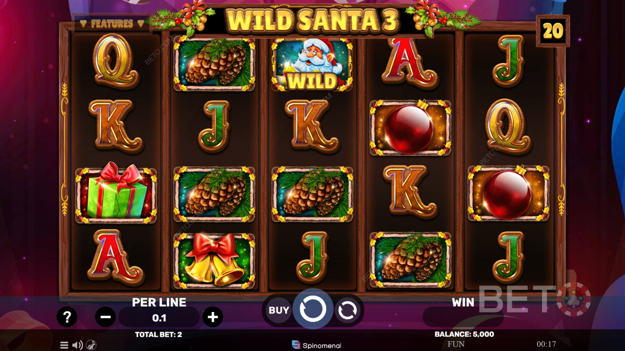 Огляд Wild Santa 3 від BETO Slots