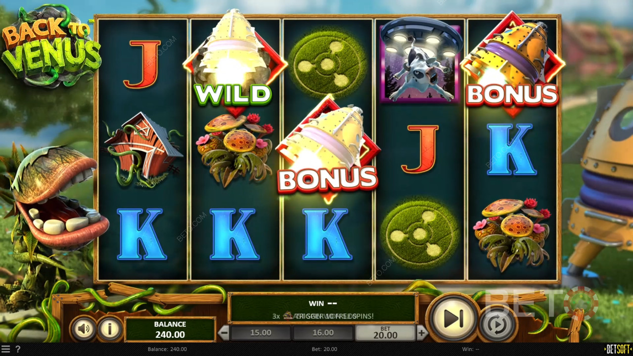 Огляд Back To Venus від BETO Slots
