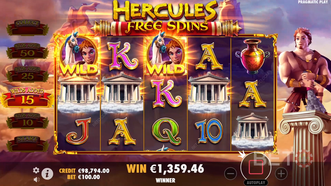 Огляд Hercules and Pegasus від BETO Slots