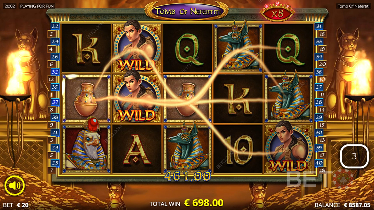 Огляд Tomb Of Nefertiti від BETO Slots
