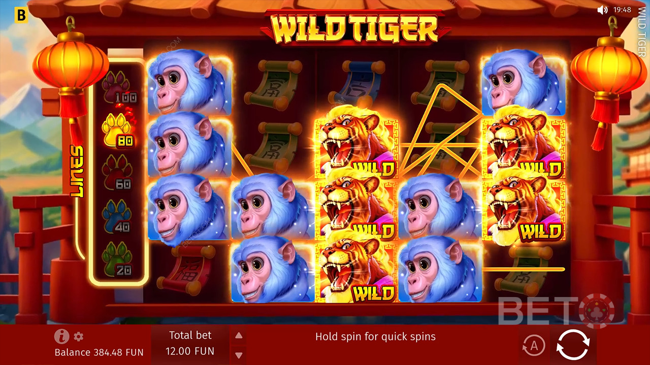 Огляд Wild Tiger від BETO Slots