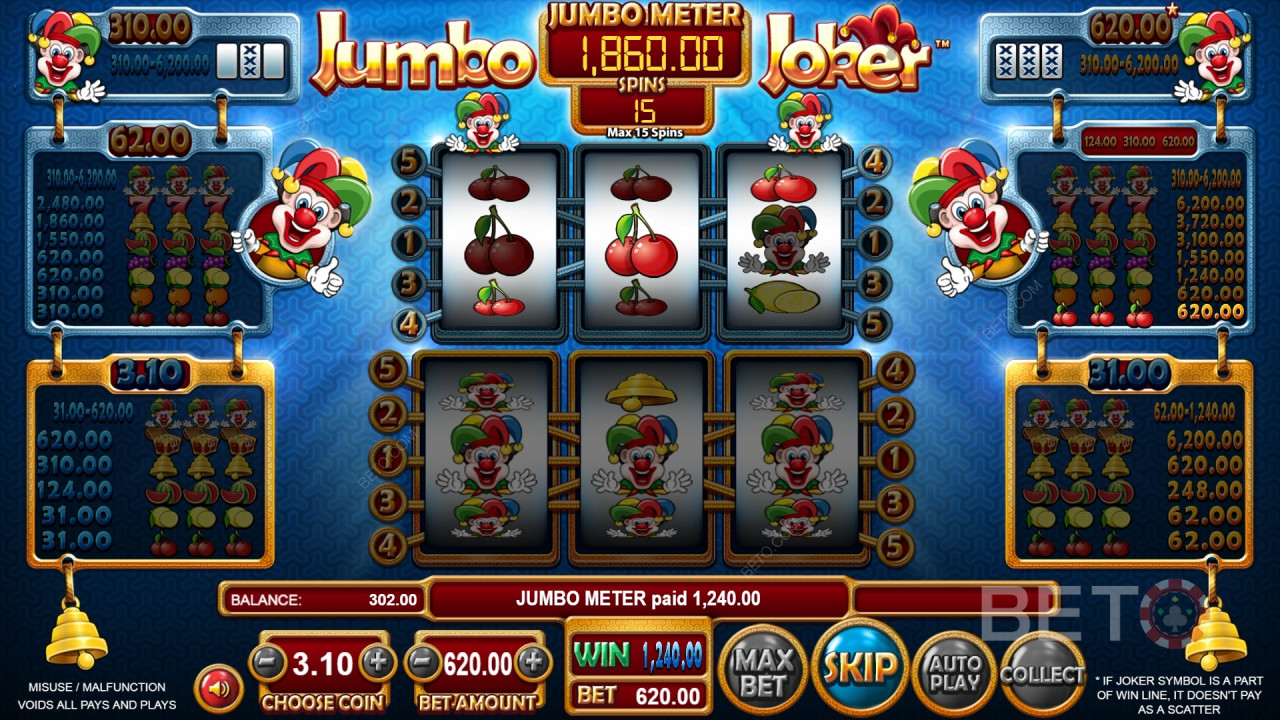 Огляд Jumbo Joker від BETO Slots