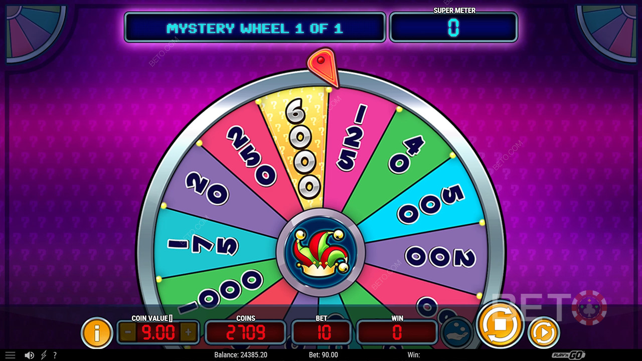 Виграйте до 2,397,5 разів більше вашої ставки в онлайн-слоті Mystery Joker 6000!