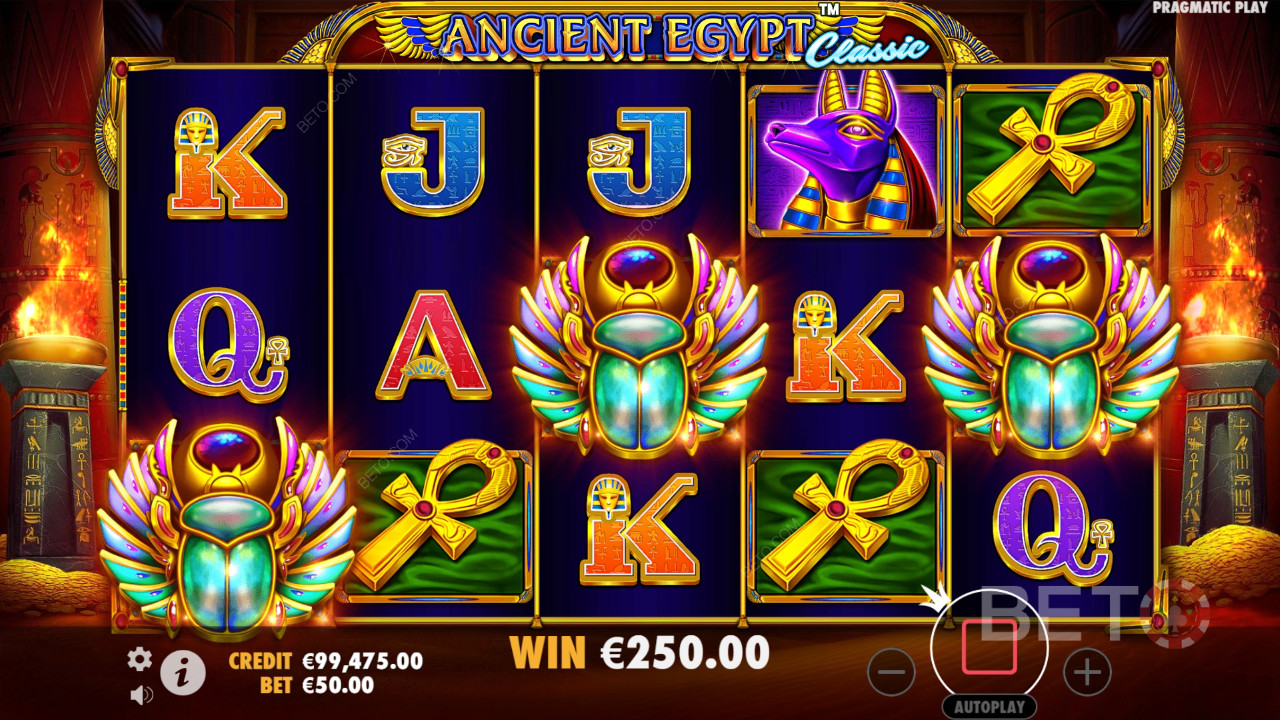 Класичний огляд Ancient Egypt від BETO Slots