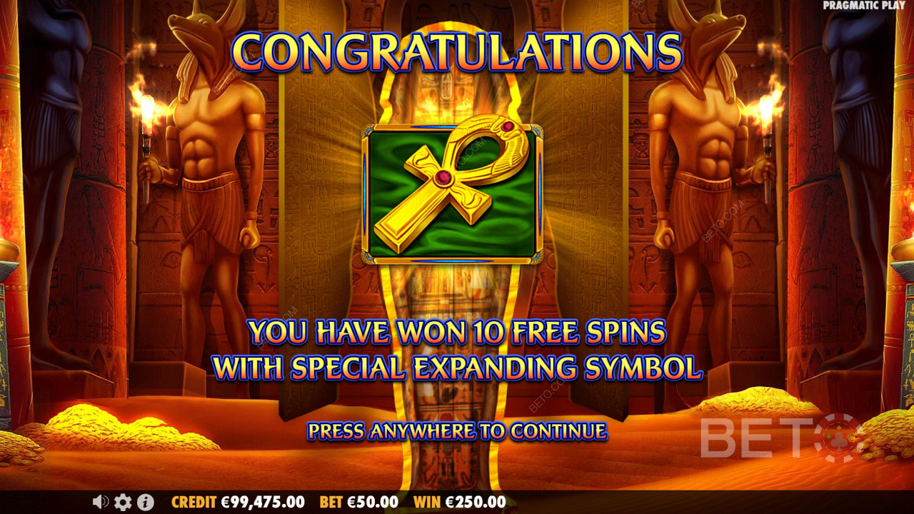 Виграйте 5 000 разів більше вашої ставки в класичному слоті Ancient Egypt Online!