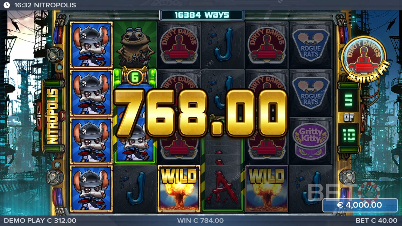 Огляд Nitropolis від BETO Slots