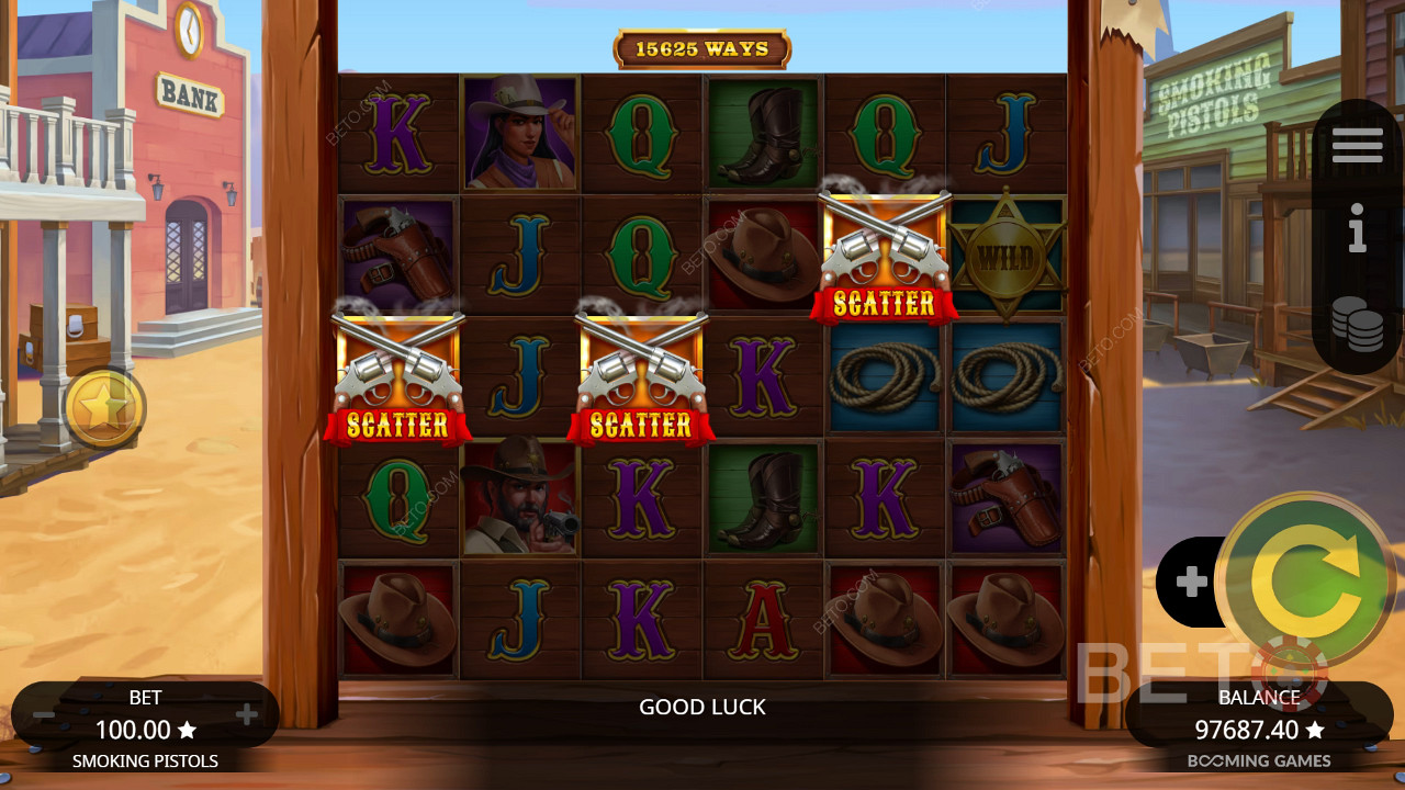 Огляд Smoking Pistols від BETO Slots