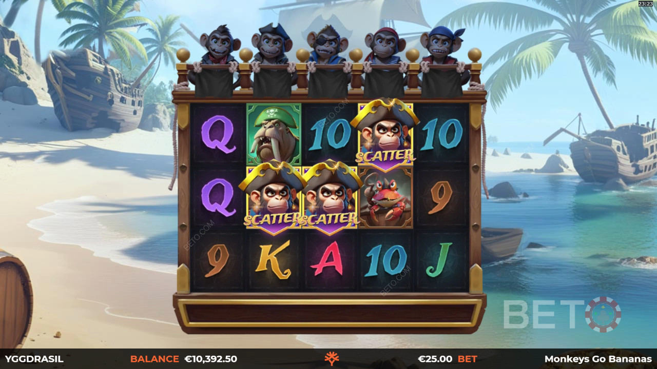 Monkeys Go Bananas MultiMax огляд від BETO Slots