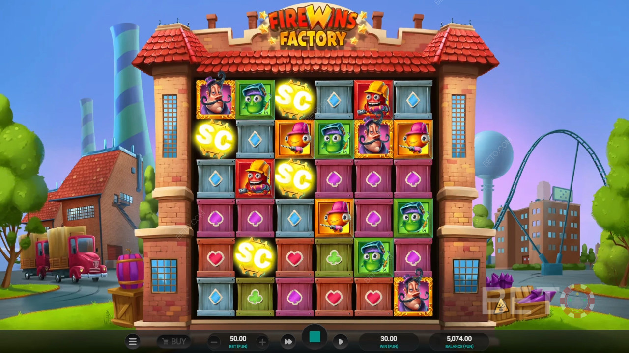 Огляд Firewins Factory від BETO Slots