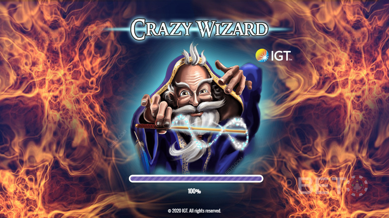 Пориньте у світ чаклунства чарівників та магії - Crazy Wizard слот від IGT