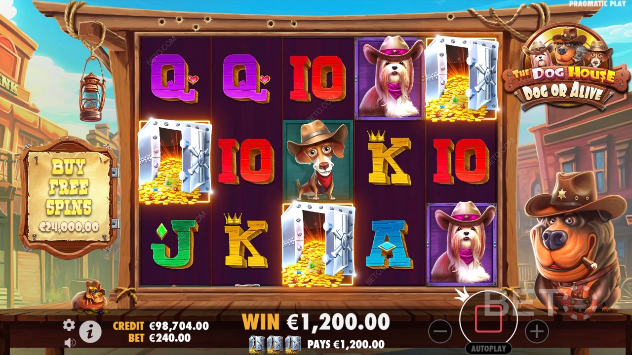 The Dog House Огляд Dog or Alive від BETO Slots