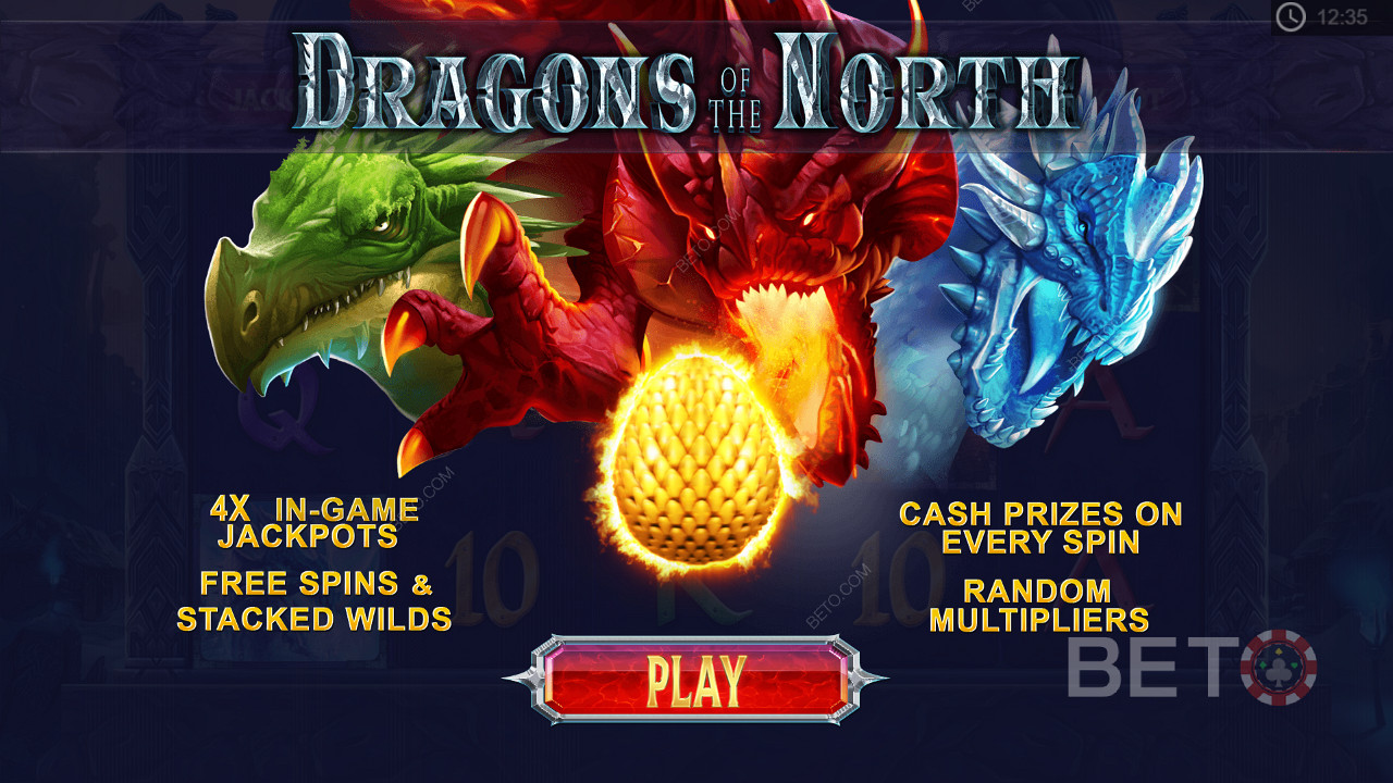 Dragons of the North Відео слот