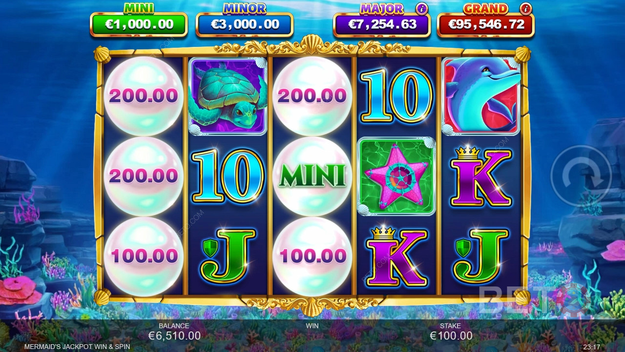 Mermaid's Jackpot Win & Spin Грати Безкоштовно