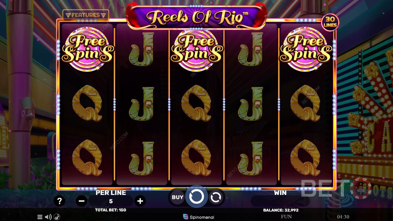Reels Of Rio - огляд вечірки від BETO Slots