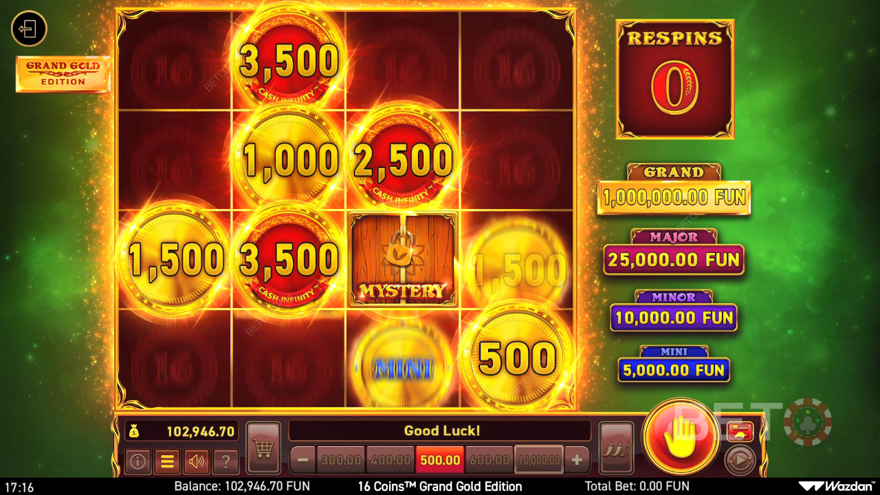 Чи вартий ігровий автомат 16 Coins Grand Gold Edition онлайн того?