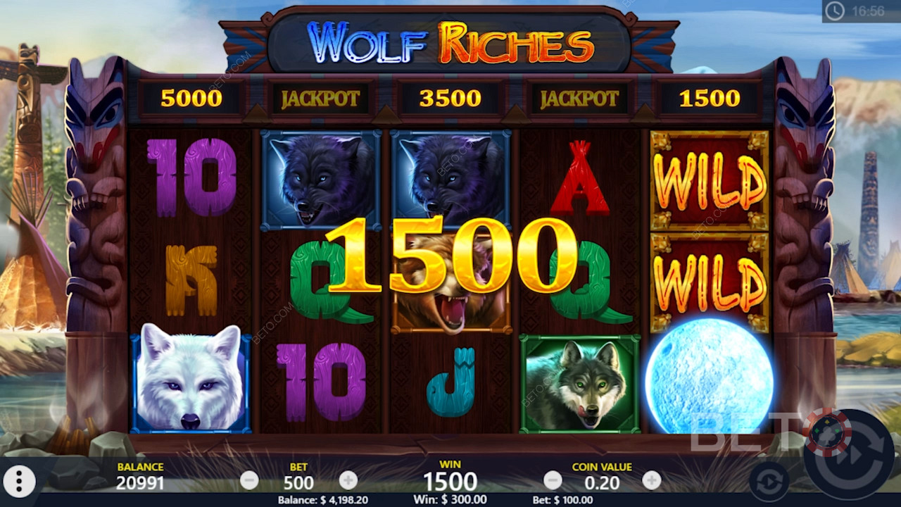 Авантюрний ігровий автомат Wolf Riches