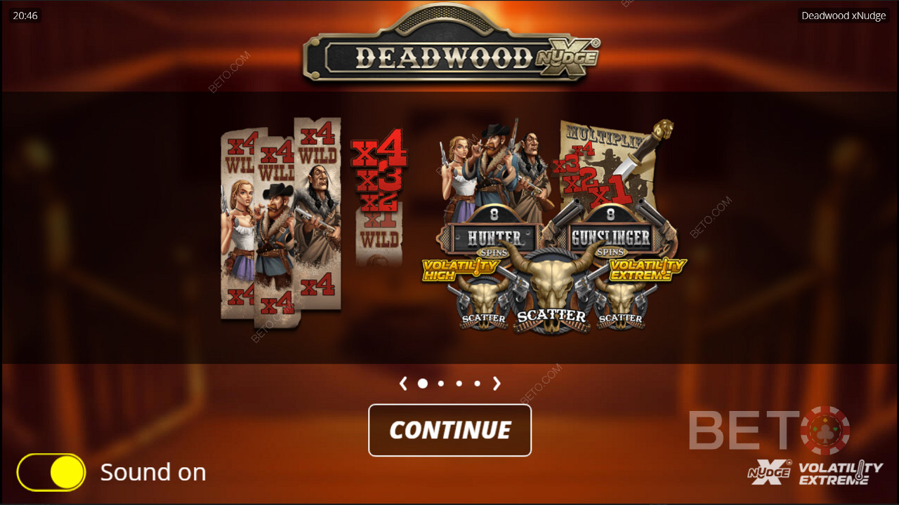 Deadwood слот-гра XNudge від Nolimit City