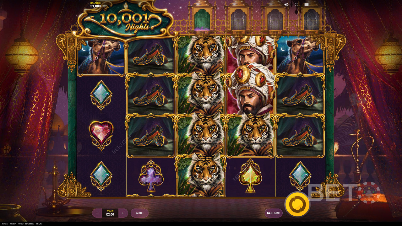 10001 Nights з Red Tiger Gaming - Подорож до чарівної арабської пустелі в пошуках багатств