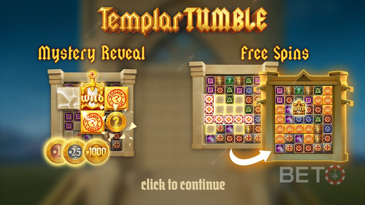 Вступний екран Templar Tumble