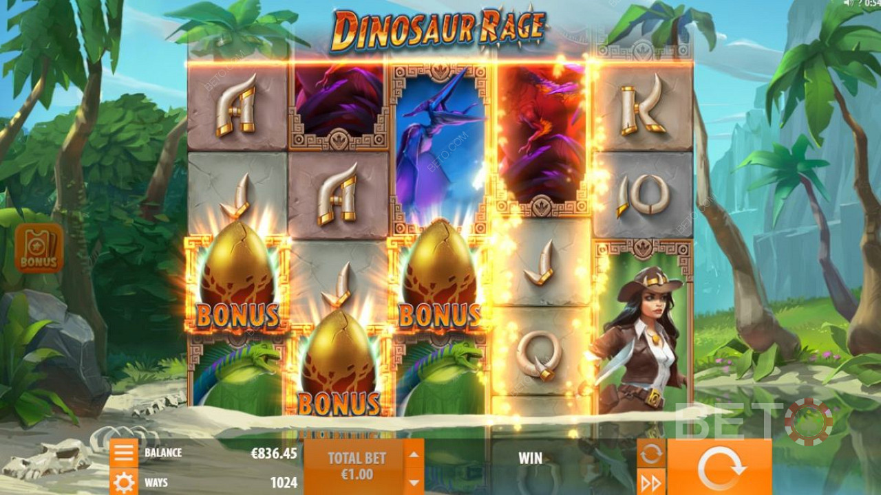 Спеціальні бонуси від Dinosaur Rage