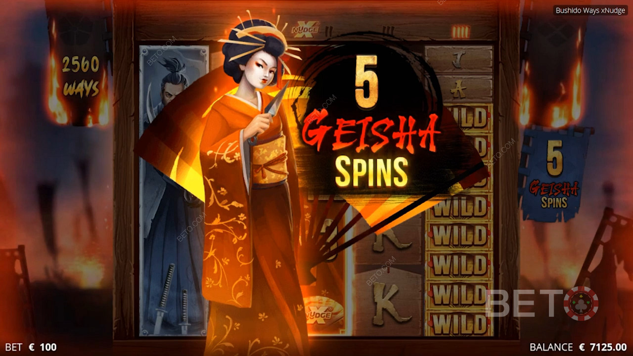 Існує до 12,288 способів виграти, а дика природа Geisha допоможе вам збільшити ваші множники