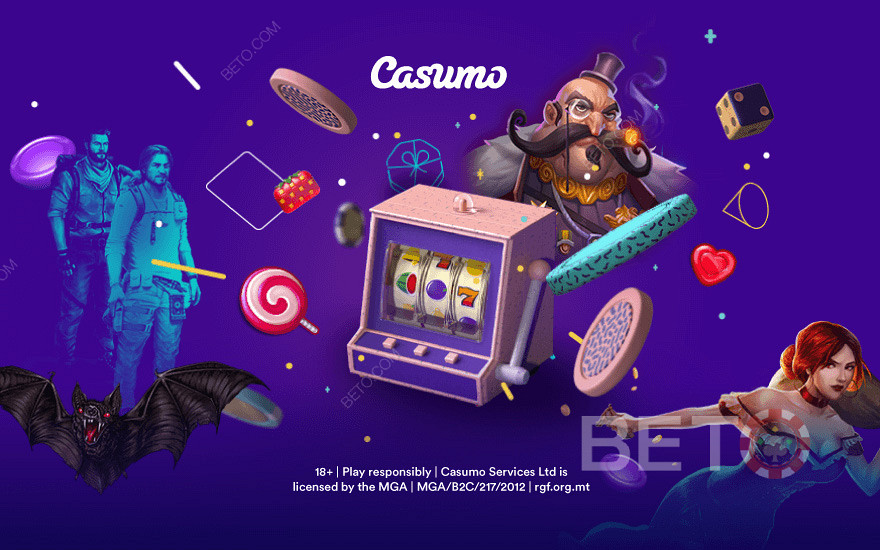 Casumo бонус і захопливий вибір ігор казино.