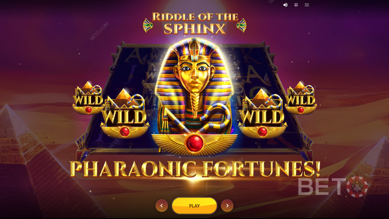 Спеціальний бонус Pharaonic Fortunes у Riddle Of The Sphinx