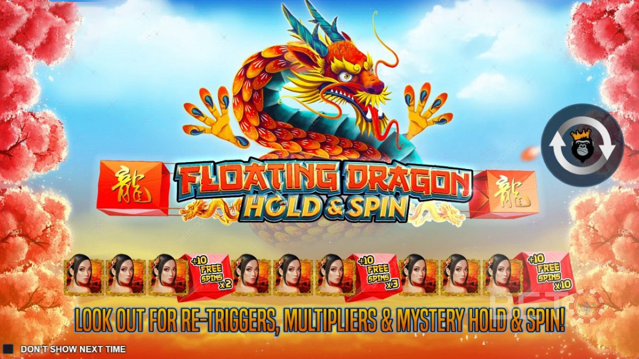 Вступний екран Floating Dragon