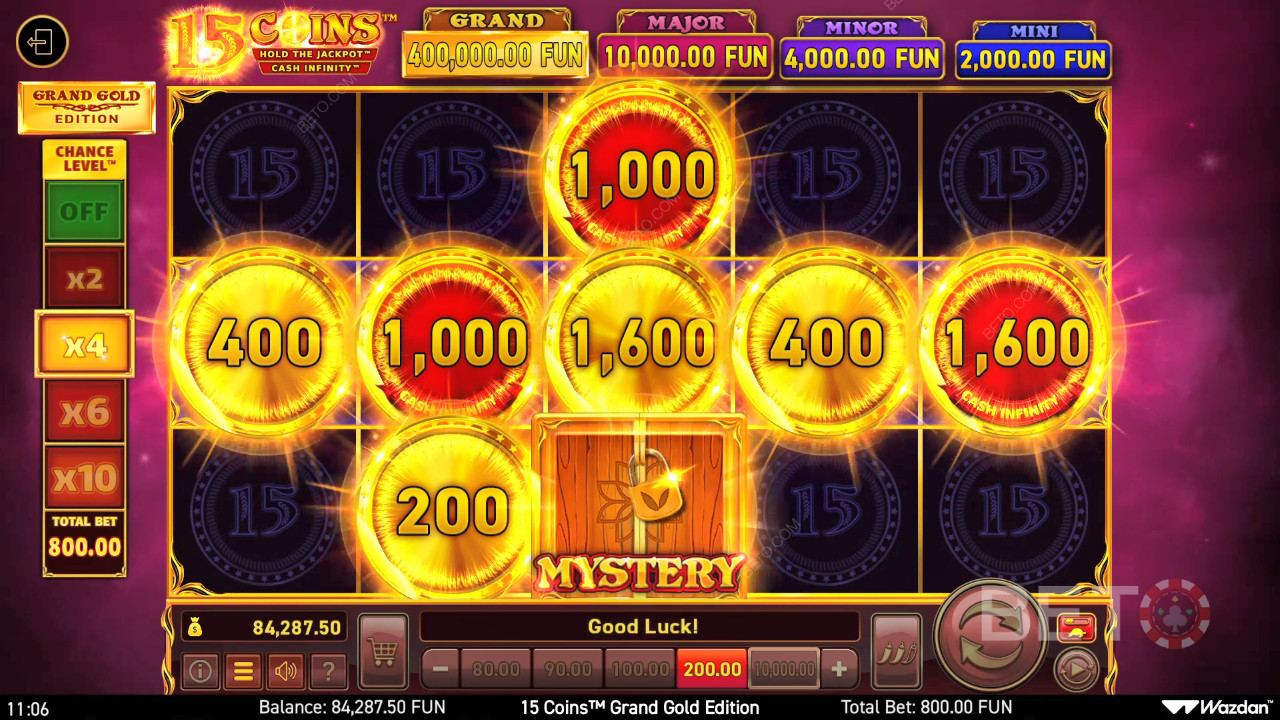 15 Coins Grand Gold Edition Огляд від BETO Slots